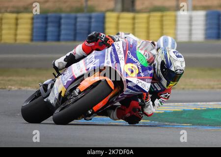 ©PHOTOPQR/Ouest FRANCE/Daniel FOURAY ; le Mans ; 14/05/2021 ; Sport . Motocyclisme . Vitesse . Championnat du monde . Grand prix de France moto . Le Mans . Catégorie MotoE . 06 . Maria Herrera . Équipe d'Openbank Aspar . Espagne . Photo Daniel Fouray . Banque D'Images