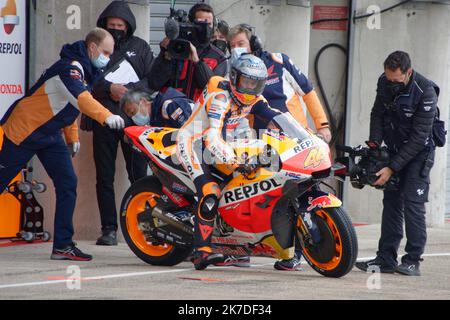 ©PHOTOPQR/Ouest FRANCE/Daniel FOURAY ; le Mans ; 15/05/2021 ; Sport . Motocyclisme . Vitesse . Championnat du monde . Grand prix de France moto . Le Mans . Catégorie MotoGP . 44 . Pol Espargaro . Honda . Repsol Honda Team . Photo Daniel Fouray . Banque D'Images