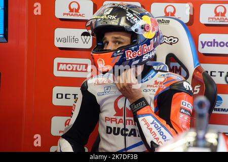 ©PHOTOPQR/Ouest FRANCE/Daniel FOURAY ; le Mans ; 15/05/2021 ; Sport . Motocyclisme . Vitesse . Championnat du monde . Grand prix de France moto . Le Mans . Catégorie MotoGP . 05 . Johann Zarco . Ducati . Course PRAMAC . France . Photo Daniel Fouray . Banque D'Images