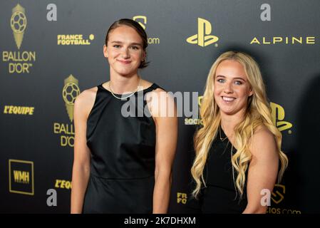 Paris, France. 17th octobre 2022. Vivianne Miedema lors de la cérémonie du tapis rouge du ballon d'Or France football 2022 sur 17 octobre 2022 au Théâtre du Châtelet à Paris, France - photo Antoine Massinon/A2M Conseil sportif/DPPI crédit: DPPI Media/Alamy Live News Banque D'Images