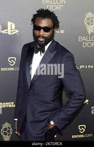 Paris, France. 17th octobre 2022. Damso arrive à la cérémonie Ballon Dor 2022 au théâtre du Châtelet, à 17 octobre 2022, à Paris, en France. Photo de David Niviere/ABACAPRESS.COM crédit: Abaca Press/Alay Live News Banque D'Images