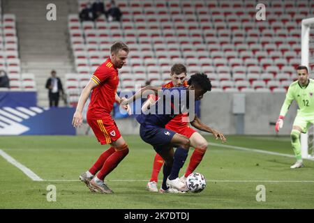 ©PHOTOPQR/LA PROVENCE/SPEICH Frédéric ; Nice ; 02/06/2021 ; coupe d'Europe des Nations UEFA Euro 2020 match de préparation France - pays de Galle au stade Allianz Arena match amical entre la France et le pays de Galles au stade Allianz Riviera à Nice le mercredi 2 juin 2021 Banque D'Images