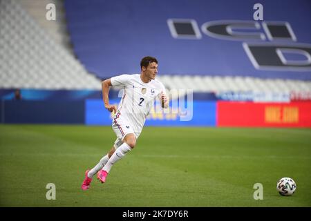 ©PHOTOPQR/LE PARISIEN/ARNAUD JOURNOIS ; SAINT DENIS ; ; FOOTBALL , MATCH DE PRÉPARATION A L'EURO 2020 , 08/06/2021 , SAINT DENIS STADE DE FRANCE / FRANCE - BULGARIE / BENJAMIN PAVARD Banque D'Images