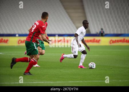 ©PHOTOPQR/LE PARISIEN/ARNAUD JOURNOIS ; SAINT DENIS ; ; FOOTBALL , MATCH DE PRÉPARATION A L'EURO 2020 , 08/06/2021 , SAINT DENIS STADE DE FRANCE / FRANCE - BULGARIE / N'GOLO KANTÉ Banque D'Images