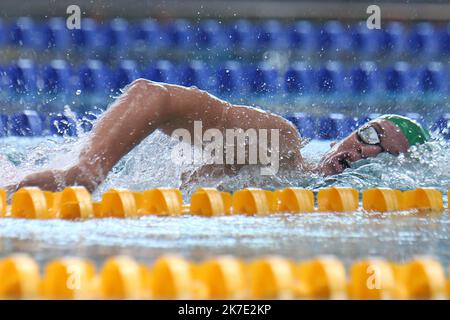 ©Laurent Lairys/MAXPPP - MARCHAND Léon des DAUPHINS TOULOUSE OEC qualification JO 4x '400 Medley lors des 2021 championnats de natation de France élite sur 15 juin 2021 au complexe de l'Odyssée à Chartres, France - photo Laurent Lairys / MAXPPP Banque D'Images