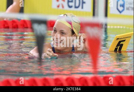 ©PHOTOPQR/LE COURRIER PICARD/HASLIN ; Chartres ; 17/06/2021 ; 17/06/21 Championnats de France de création grand bassin à Chartres Léa Musser (Molsheim) 400m 4 nages photo Fred HASLIN - 2021/06/17. Championnats de natation français Banque D'Images