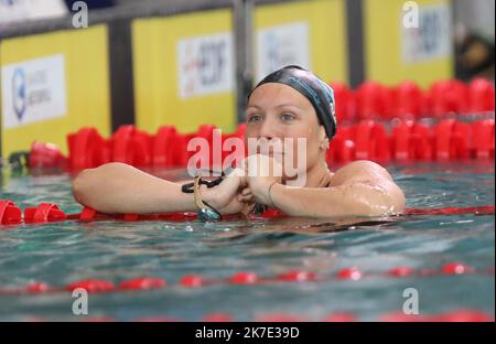 ©PHOTOPQR/LE COURRIER PICARD/HASLIN ; Chartres ; 17/06/2021 ; 17/06/21 Championnats de France de création grand bassin à Chartres Auréane Devaluez (Grenoble) 50m brasse photo Fred HASLIN - 2021/06/17. Championnats de natation français Banque D'Images