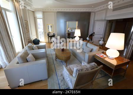 ©PHOTOPQR/NICE MATIN/Cyril Dodergny ; Monaco ; 24/06/2021 ; Monaco le 24/06/2021 - dossier sur les plus belles suites de l'hôtel à Monaco - sur photos, deux suites de l'Hôtel Hermitage - papier : J.Deviras - Rapport sur les plus belles suites d'hôtel de Monaco Banque D'Images