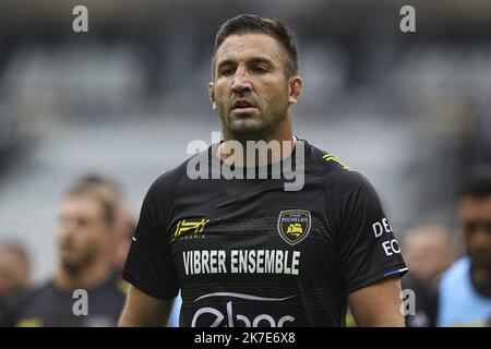 ©Sébastien Muylaert/MAXPPP - Romain Sazy du Stade Rochelais lors de la finale du top 14 de rugby entre le Stade Toulousain et le Stade Rochelais au stade de France. Saint Denis, 25.06.2021 Rugby Top 14 final entre le Stade Toulousain et le Stade Rocelais au Stade de France. Saint-Denis, 25.06.2021 Banque D'Images