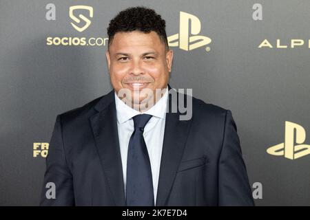 Paris, France. 17th octobre 2022. Ronaldo arrive à la cérémonie Ballon Dor 2022 au théâtre du Châtelet, à 17 octobre 2022, à Paris. Photo de David Niviere/ABACAPRESS.COM crédit: Abaca Press/Alay Live News Banque D'Images