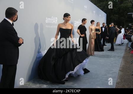 ©PHOTOPQR/NICE MATIN/Sébastien Botella ; Cannes ; 16/07/2021 ; Gala de l'amfAR, villa Eilenroc au Cap d'Antibes le vendredi 16 juillet 2021 amfAR Cannes Gala 2021at Villa Eilenroc on 16 juillet 2021 à Cap d'Antibes, France. Banque D'Images