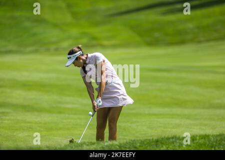 ©PHOTOPQR/LE DAUPHINE/Grégory YETCHMENIZA ; Évian-les-bains ; 25/07/2021 ; Grégory YETCHMENIZA / LE DAUPHINE LIBERE / Photopqr EVIAN-LES-BAINS (HAUTE-SAVOIE) le 25 juvian 2021 The Almundi Evian Eillet photo Golf sur Eimillet, France, 4 juillet, photo de la ronde sur Eimi, 25th 2021. Evian, France, juillet 24th 2021. Golf. Evian, France, juillet 24th 2021. Golf. Le championnat Almundi Evian Banque D'Images