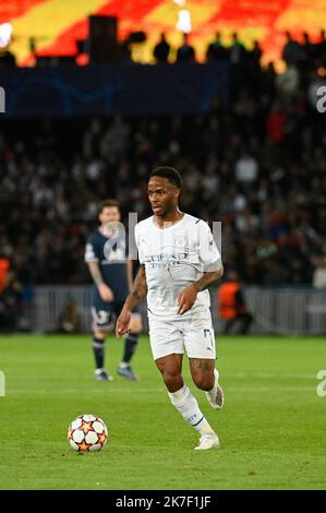 ©Julien Mattia / le Pictorium / MAXPPP - Julien Mattia / le Pictorium - 28/09/2021 - France / Ile-de-France / Paris - lors du match de la 8e chemin de Ligue des champions opposés le Paris Saint-Germain et Manchester City, au Parc des Princes, le 28 septembre 2021 / 28/09/2021 - France / Ile-de-France (région) / Paris - pendant le match de la 8th journée de la Ligue des Champions entre Paris Saint-Germain et Manchester City, au Parc des Princes, le 28 septembre 2021 Banque D'Images