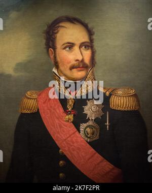 ©Active Museu/MAXPPP - ActiveMuseum 0000205.jpg / le Prince Eugène de Beauharnais - Anonyme - / peinture Active Museum / le Pictorium Art académique, Armée, Médaille, militaire, uniforme militaire, Portrait, Prince, famille royale, uniforme, vertical, Eugène de Beauharnais, peinture , Banque D'Images