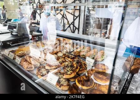 ©Sadak Souici / le Pictorium/MAXPPP - le 7eme Concours national de la meilleur Baguette de Tradition française lieu sur le Parvis de notre-Dame de Paris, du 4 au 6 octobre. Banque D'Images