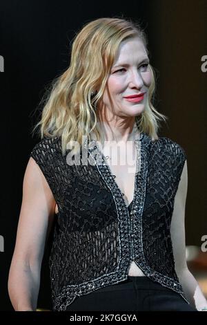 ©franck castel/MAXPPP - 24/02/2022 Cate Blanchett, Cesar film Awards 2022 à l'Olympia à Paris. La cérémonie de remise des prix du film de César 47th à l'Olympia on 25 février 2022 à Paris, France. Banque D'Images