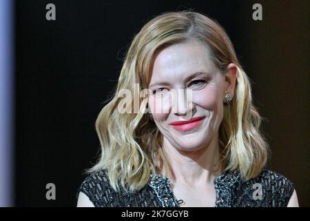 ©franck castel/MAXPPP - 24/02/2022 Cate Blanchett, Cesar film Awards 2022 à l'Olympia à Paris. La cérémonie de remise des prix du film de César 47th à l'Olympia on 25 février 2022 à Paris, France. Banque D'Images