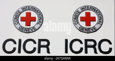 ©François Glories/MAXPPP - 07/03/2022 le Comité international de la Croix-Rouge (CICR) a son siège à Genève. Fondé en 1863, le CICR est à l'origine des Conventions de Genève et du mouvement international de la Croix-Rouge et du Croissant-Rouge. Suisse Genève, 07 mars 2022. Banque D'Images