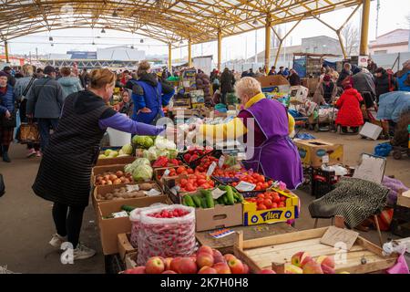 ©Gilles Bader / le Pictorium/MAXPPP - Odessa 29/03/2022 Gilles Bader / le Pictorium - 29/3/2022 - Ukraine / Odessa - Odessa et son grand marché / 29/3/2022 - Ukraine / Odessa - Odessa et son grand marché Banque D'Images