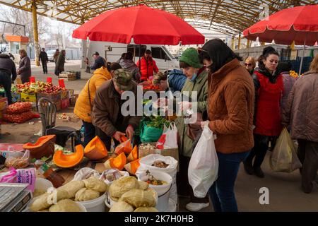 ©Gilles Bader / le Pictorium/MAXPPP - Odessa 29/03/2022 Gilles Bader / le Pictorium - 29/3/2022 - Ukraine / Odessa - Odessa et son grand marché / 29/3/2022 - Ukraine / Odessa - Odessa et son grand marché Banque D'Images