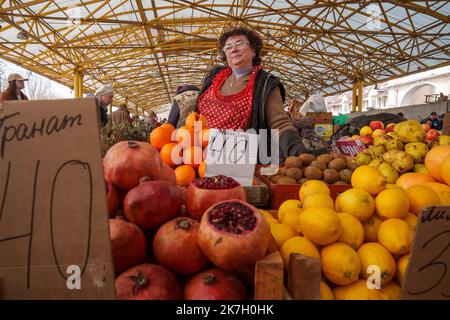 ©Gilles Bader / le Pictorium/MAXPPP - Odessa 29/03/2022 Gilles Bader / le Pictorium - 29/3/2022 - Ukraine / Odessa - Odessa et son grand marché / 29/3/2022 - Ukraine / Odessa - Odessa et son grand marché Banque D'Images