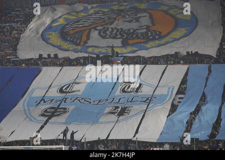 ©PHOTOPQR/LA PROVENCE/SPEICH Frédéric ; Marseille ; 07/04/2022 ; football : Europa Conference League UEFA 1/4 de finale aller match : Olympique de Marseille (OM) - PAOK Salonique (GRECE) au Stade Vélodrome Orange Banque D'Images