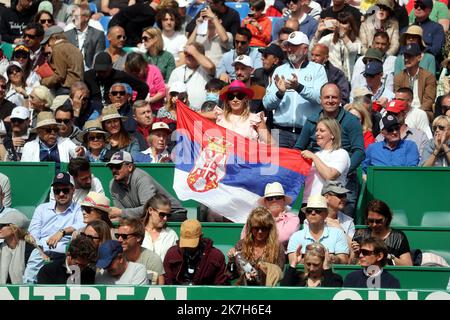 ©PHOTOPQR/NICE MATIN/Jean François Ottonello ; Roquebrune-Cap-Martin ; 12/04/2022 ; 125 eme Rolex Monte-Carlo Masters - ambiance Banque D'Images