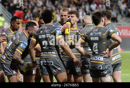 ©PHOTOPQR/L'INDÉPENDANT/CLEMTZ MICHEL ; PERPIGNAN ; 29/04/2022 ; SPORT / RUGBY A XIII / SUPERLEAGUE / CATALANES DRAGONS VS CASTLEFORD TIGERS / STADE GILBERT BRUTUS DE PERPIGNAN / Banque D'Images