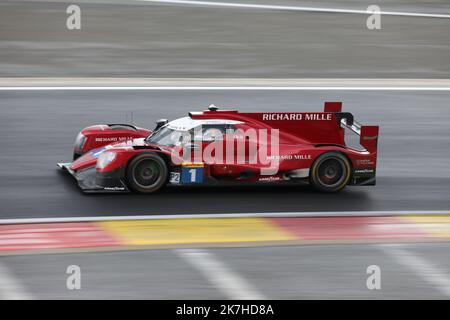 ©PHOTOPQR/LE COURRIER PICARD/HASLIN ; Spa ; 07/05/2022 ; 07/05/22 automobile au monde d'endurance les 6 heures de Spa Francorchamps Sébastien OgierTeam Richard mille Racing LMP2 photo Fred Haslin Banque D'Images