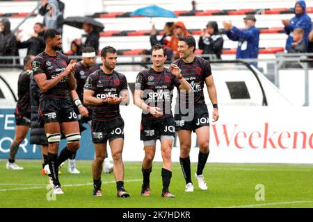 ©PHOTOPQR/NICE MATIN/VALERIE LE PARC ; TOULON ; 08/05/2022 ; RUGBY JOIE FIN DE MATCH RCT LONDRES JIUTA WAINIQOLO Banque D'Images