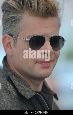 ©franck castel/MAXPPP - 17/05/2022 un certain Regardjujury Photocall - le Festival annuel de Cannes 75th CANNES, FRANCE - MAI 18: Benjamin Biolay, Valeria Golino et Edgar Ramírez CANNES, FRANCE MAI 17 Banque D'Images