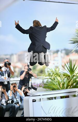 ©franck castel/MAXPPP - 21/05/2022 chronique d'une liaison Passagere Journal d'Une affaire éphémère Photocall - le Festival annuel de Cannes 75th Vincent Macaigne CANNES, FRANCE - MAI 22 Banque D'Images