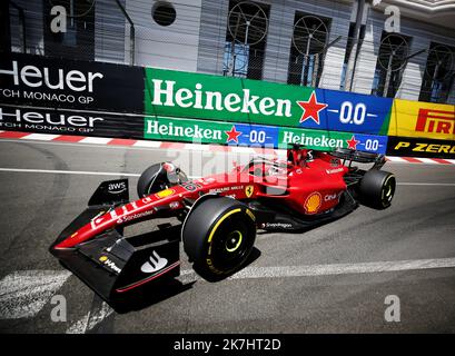 ©PHOTOPQR/NICE MATIN/Jean François Ottonello Dylan Meiffret ; Monaco ; 27/05/2022 ; grand prix de Monaco 79E, premiers ministres de Formule 1 ici : 16 - Charles LECLERC (Ferrari) - Championnat de Formule 1 - FORMULE 1 GRAND PRIX DE MONACO 2022 Free Practice 27 mai 2022 Banque D'Images