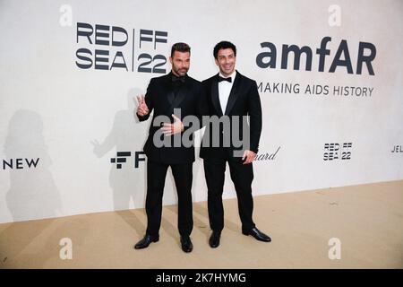 ©PHOTOPQR/NICE MATIN/Sébastien Botella ; Antibes ; 26/05/2022 ; Gala de l'amfAR, Hotel du Cap Eden Roc, Antibes, le 26 mai 2022 Banque D'Images