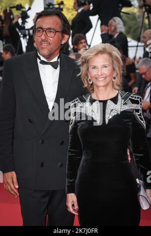 ©PHOTOPQR/LE PARISIEN/Fred Dugit ; Cannes ; 28/05/2022 ; Cuture / Cinéma Palais des festivals à Cannes (06), le 28 mai 2022 Palmares du 75E fesitival du film international de Cannes photo LP / Fred Dugit Banque D'Images