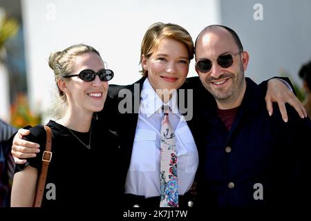 ©franck castel/MAXPPP - 20220005 crimes of the future Photocall - le Festival annuel du film de Cannes 75th Léa Seydoux CANNES, FRANCE - MAI 24 Banque D'Images