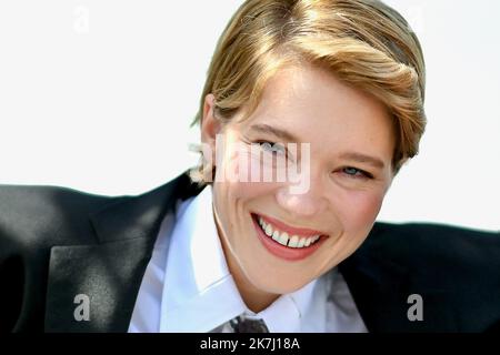 ©franck castel/MAXPPP - 20220005 crimes of the future Photocall - le Festival annuel du film de Cannes 75th Léa Seydoux CANNES, FRANCE - MAI 24 Banque D'Images