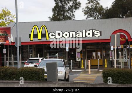 McDonald's Croydon Park, 184-188 Georges River Rd, Croydon Park NSW 2133 Banque D'Images