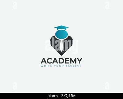 Modèle de conception du logo Education Illustration de Vecteur