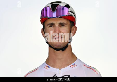 ©PHOTOPQR/L'EST REPUBLICAIN/ALEXANDRE MARCHI ; LILLE ; 06/07/2022 ; SPORT - CYCLISTE - TOUR DE FRANCE 2022 - 109 ÉDITION EME - TDF - 5 ETAPE ETAPE - LILLE - WALLERS ARENBERG PORTE DU HAINAUT. Lille 6 juillet 2022. Alexis VUILLERMOZ. PHOTO Alexandre MARCHI. 109th Tour de France, course cycliste Banque D'Images