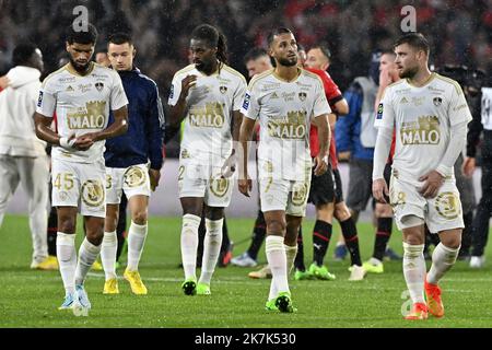 ©PHOTOPQR/Ouest FRANCE/Philippe RENAULT ; Rennes ; 31/08/2022 ; Rennes - Brest . ( Stade Rennais FC contre Stade Brestois 29 ). Championnat de France de football, Ligue 1, journée 5. Conception brestoise photo Philippe RENAULT / Ouest-France Banque D'Images