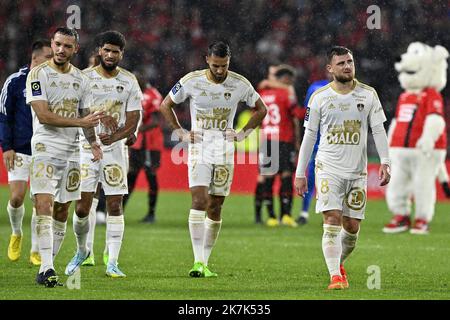 ©PHOTOPQR/Ouest FRANCE/Philippe RENAULT ; Rennes ; 31/08/2022 ; Rennes - Brest . ( Stade Rennais FC contre Stade Brestois 29 ). Championnat de France de football, Ligue 1, journée 5. Conception brestoise photo Philippe RENAULT / Ouest-France Banque D'Images