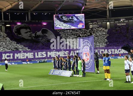 ©PHOTOPQR/LA DEPECHE DU MIDI/MICHEL VIALA ; TOULOUSE ; 31/08/2022 ; DDM- MICHEL VIALA FOOTBALL LIGUE 1 SAISON 2022 2023 LE TOULOUSE FOOTBALL CLUB TFC RECOIT LE PARIS SAINT GERMAIN PSG Banque D'Images