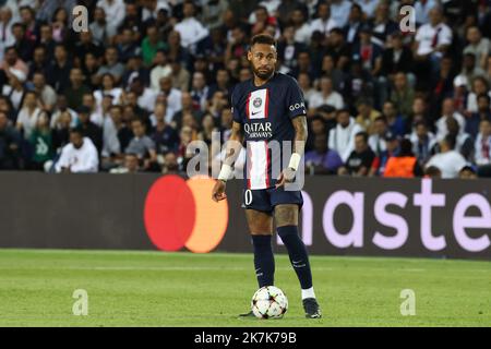 ©PHOTOPQR/LE PARISIEN/Fred Dugit ; Paris ; 06/09/2022 ; Parc des sports des princes (Paris XVIe), le 06 septembre 2022 Paris Saint Germain-Juventus de Turin Ligue des champions Neymar photo LP / Fred Dugit Banque D'Images