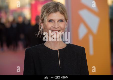 ©PHOTOPQR/Ouest FRANCE/Martin ROCHE / Ouest-FRANCE ; deauville ; 04/09/2022 ; ce dimande 4 septembre 2022 , la 48? édition du Festival du cinéma américain de Deauville 2022 Clémence Poesy photographe Martin ROCHE Banque D'Images