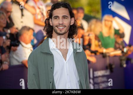 ©PHOTOPQR/Ouest FRANCE/Martin ROCHE / Ouest-FRANCE ; deauville ; 04/09/2022 ; ce dimande 4 septembre 2022 , la 48? édition du Festival du cinéma américain de Deauville 2022 Augustus Meleo Bernstein photographe Martin ROCHE Banque D'Images