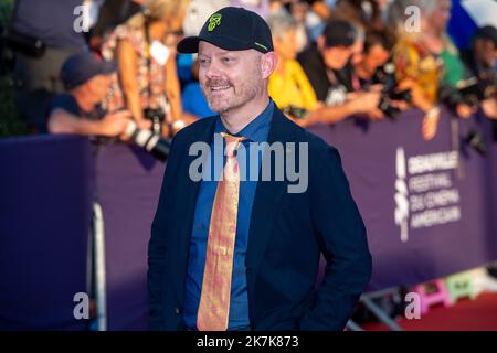 ©PHOTOPQR/Ouest FRANCE/Martin ROCHE / Ouest-FRANCE ; deauville ; 04/09/2022 ; ce dimande 4 septembre 2022 , la 48? édition du Festival du cinéma américain de Deauville 2022 Alexandre O Philippe photographe Martin ROCHE Banque D'Images