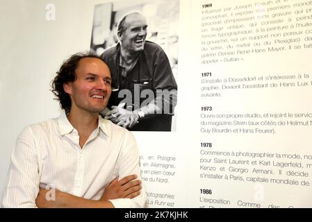 ©PHOTOPQR/NICE MATIN/Valérie le Parc ; LA SEYNE ; 06/10/2022 ; MAG / VILLA TAMARIS PACHA EXPO LINDBERGH VISITE en PRÉSENCE DU FILM PHOTO LUI MEME - exposition Lindbergh à Villa Tamaris Pache la Seyne, France 06 oct. 2022 Banque D'Images