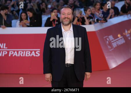 Rome, Italie. 17th octobre 2022. Stefano Fresi pour 'War - la guerra desiderata' film sur tapis rouge pendant les 5th jours du Festival du film de Rome. (Photo par Elena Vizoca/Pacific Press) crédit: Pacific Press Media production Corp./Alay Live News Banque D'Images