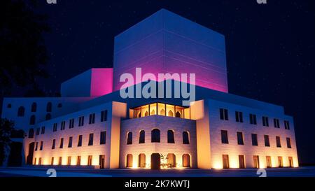 Monument de l'épée de Damascene | نصب السيف الدمشقي, دمشق, سوريا Banque D'Images